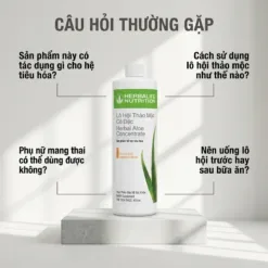 câu hỏi thường gặp về lô hội herbalife - giải đáp thắc mắc về sản phẩm nha đam Herbalife | nguyenphuonghealthy24h