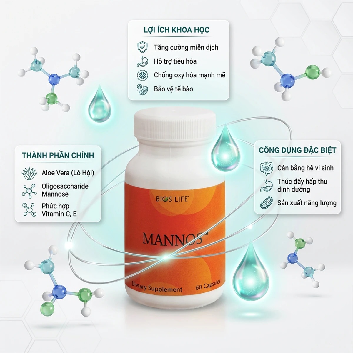Tác dụng Mannos Unicity - phụ nữ Việt Nam năng động khỏe mạnh | nguyenphuonghealthy24h