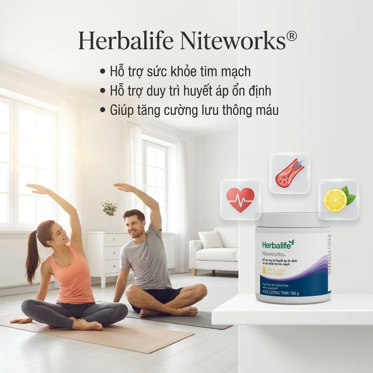 đối tượng sử dụng nitework herbalife người việt nam khỏe mạnh năng động | nguyenphuonghealthy24h