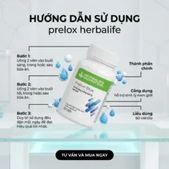 hướng dẫn sử dụng prelox herbalife - liều dùng và thời điểm uống phù hợp
