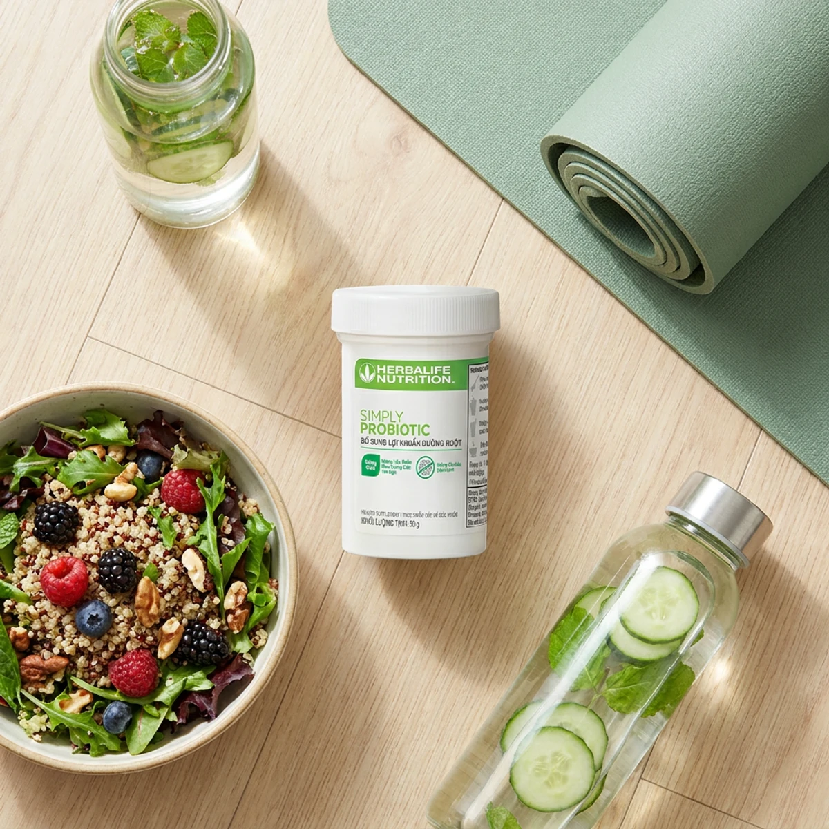 Giải pháp kết hợp Simply Probiotic Herbalife với lối sống lành mạnh | nguyenphuonghealthy24h