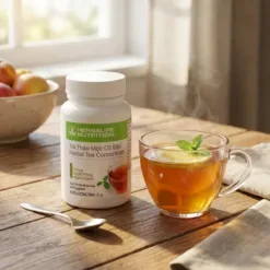 hướng dẫn sử dụng trà herbalife - cách pha trà herbalife buổi sáng | nguyenphuonghealthy24h