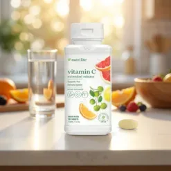 Miễn trừ trách nhiệm Vitamin C Amway - hình ảnh sản phẩm nền trắng chuyên nghiệp