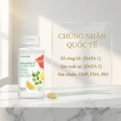 Giấy công bố và chứng nhận Vitamin C Amway - sản phẩm đạt tiêu chuẩn chất lượng quốc tế