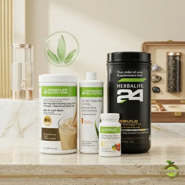 BỘ 4 GIẢM MỠ TĂNG CƠ HERBALIFE