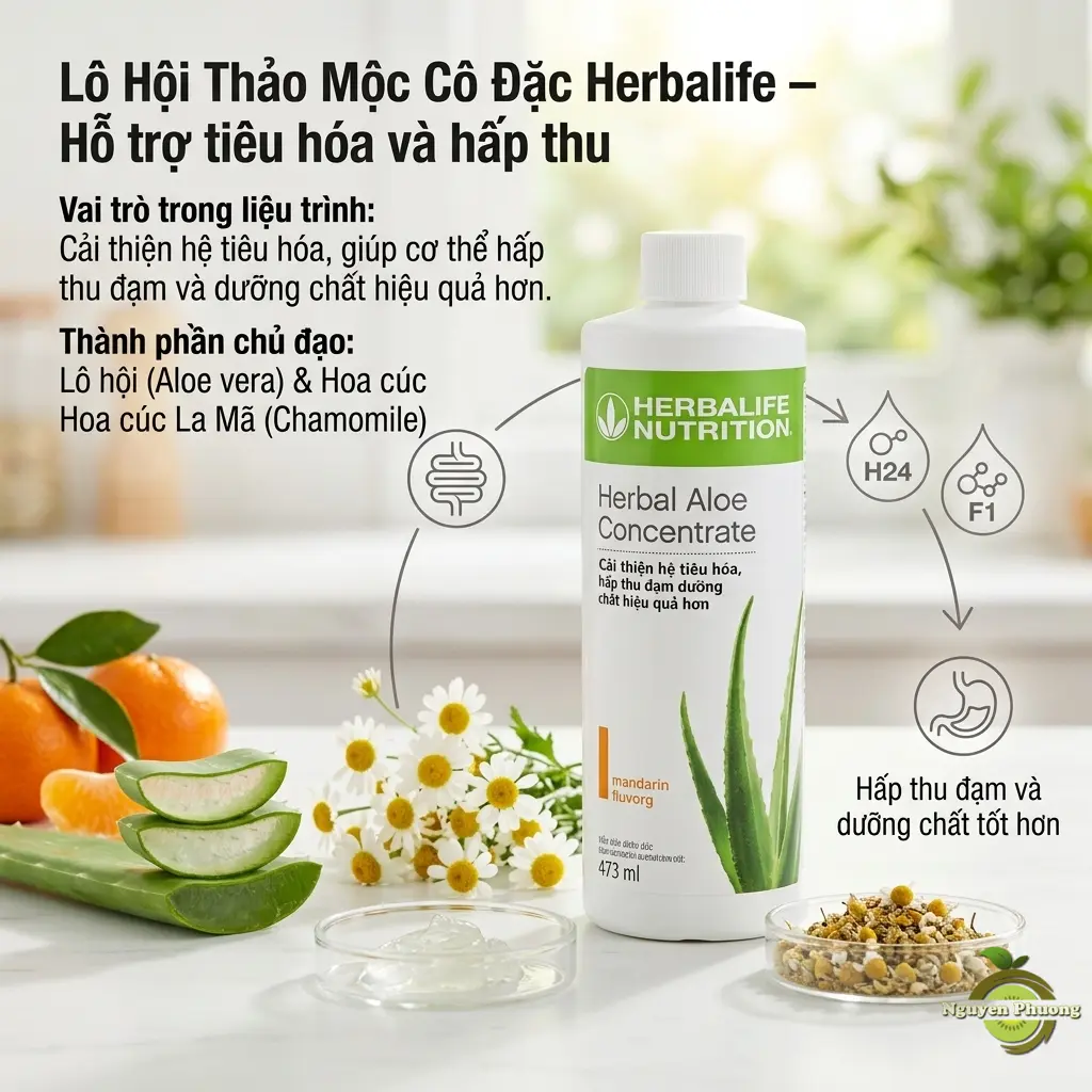 TÁC DỤNG LÔ HỘI BỘ 4 GIẢM MỠ TĂNG CƠ HERBALIFE