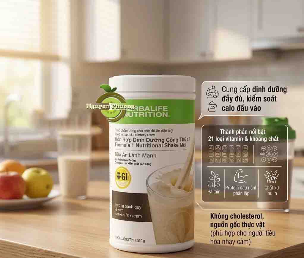 TÁC DỤNG SỮA F1 BỘ 4 GIẢM MỠ TĂNG CƠ HERBALIFE