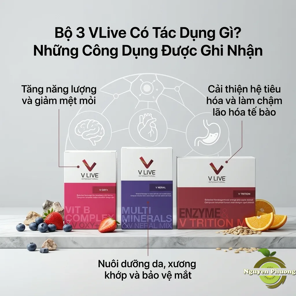 bộ 3 vlive có tác dụng gì