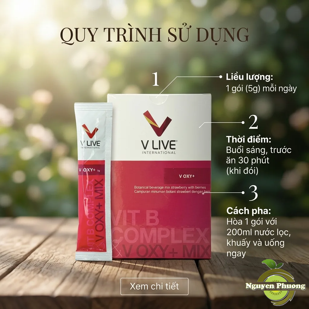 hướng dẫn sử dụng v oxy vlive
