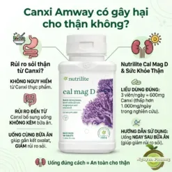 Canxi Amway có gây hại cho thận không