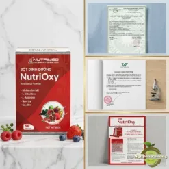 chứng nhận của nutrioxy