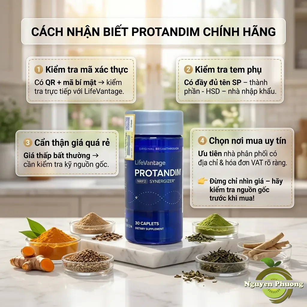 Cách Phân Biệt Protandim Chính Hãng Và Hàng Giả
