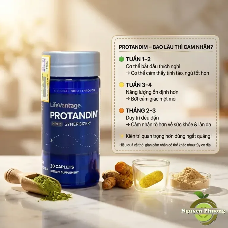 Protandim Uống Bao Lâu Thì Có Tác Dụng