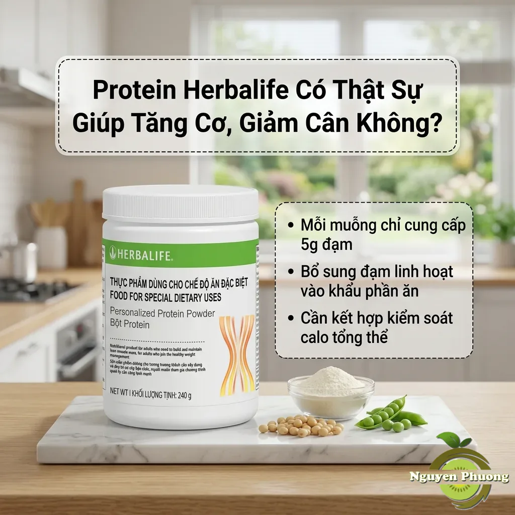 đạm herbalife tăng cơ giảm mỡ