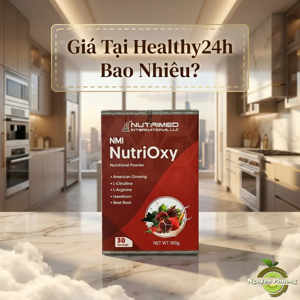 Giá NMI Nutrioxy tại Healthy24h bao nhiêu