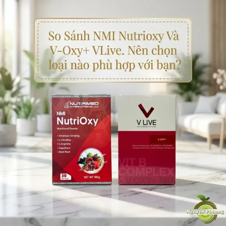 So sánh NMI Nutrioxy và V-Oxy+ VLive - Nên chọn loại nào phù hợp