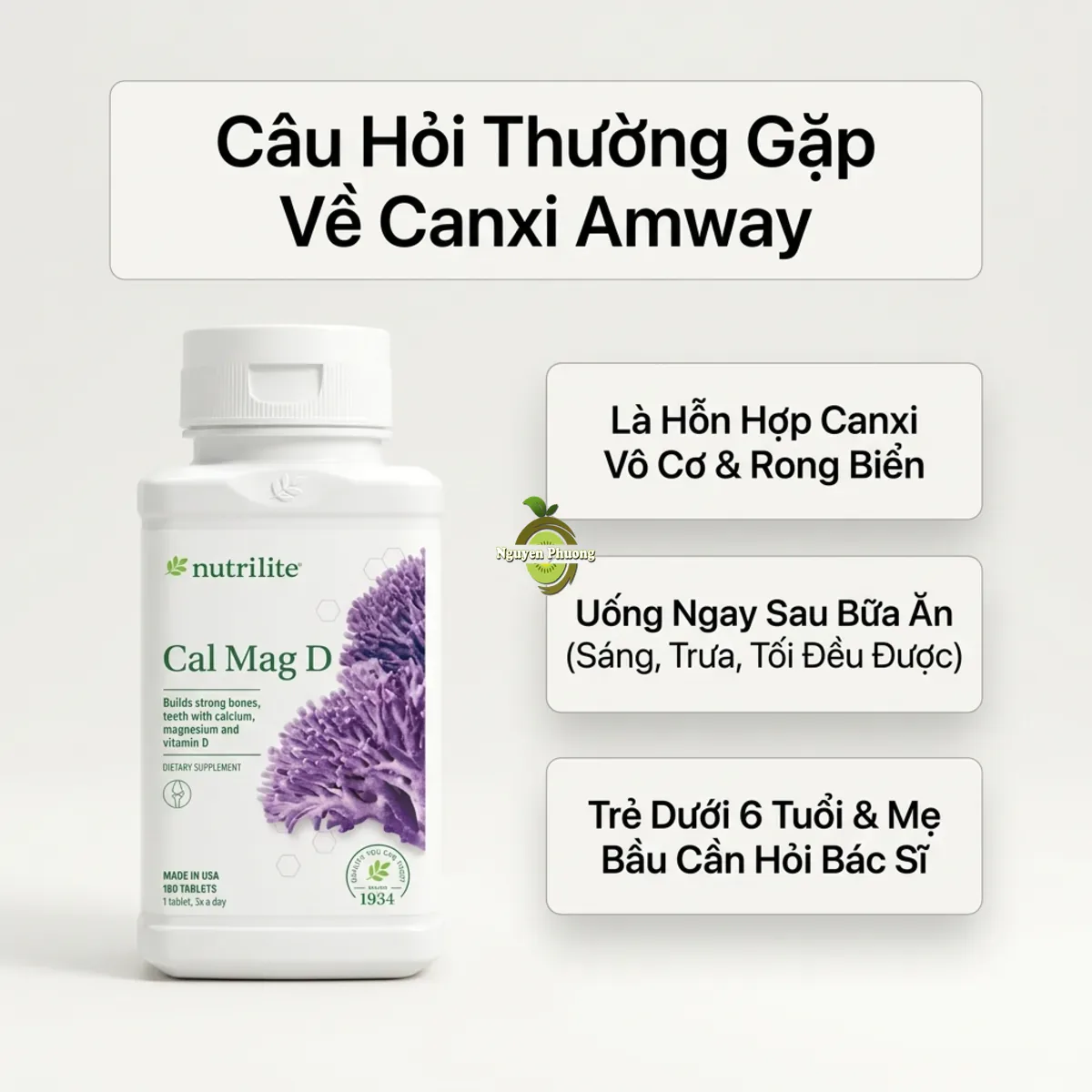 Các câu hỏi thường gặp về Canxi Amway
