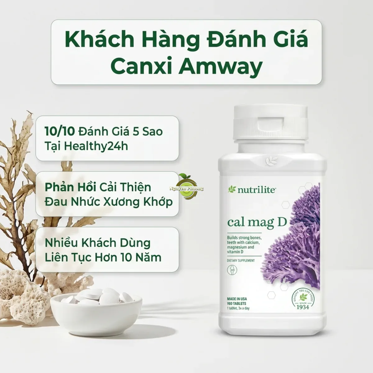 Canxi Amway có tốt không đánh giá từ khách hàng thực tế