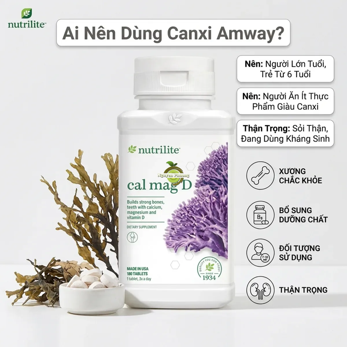 Ai nên và không nên dùng Canxi Amway