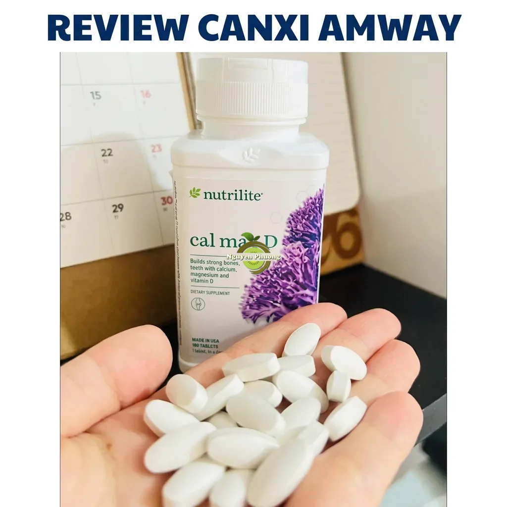 khách uống canxi amway mỗi ngày