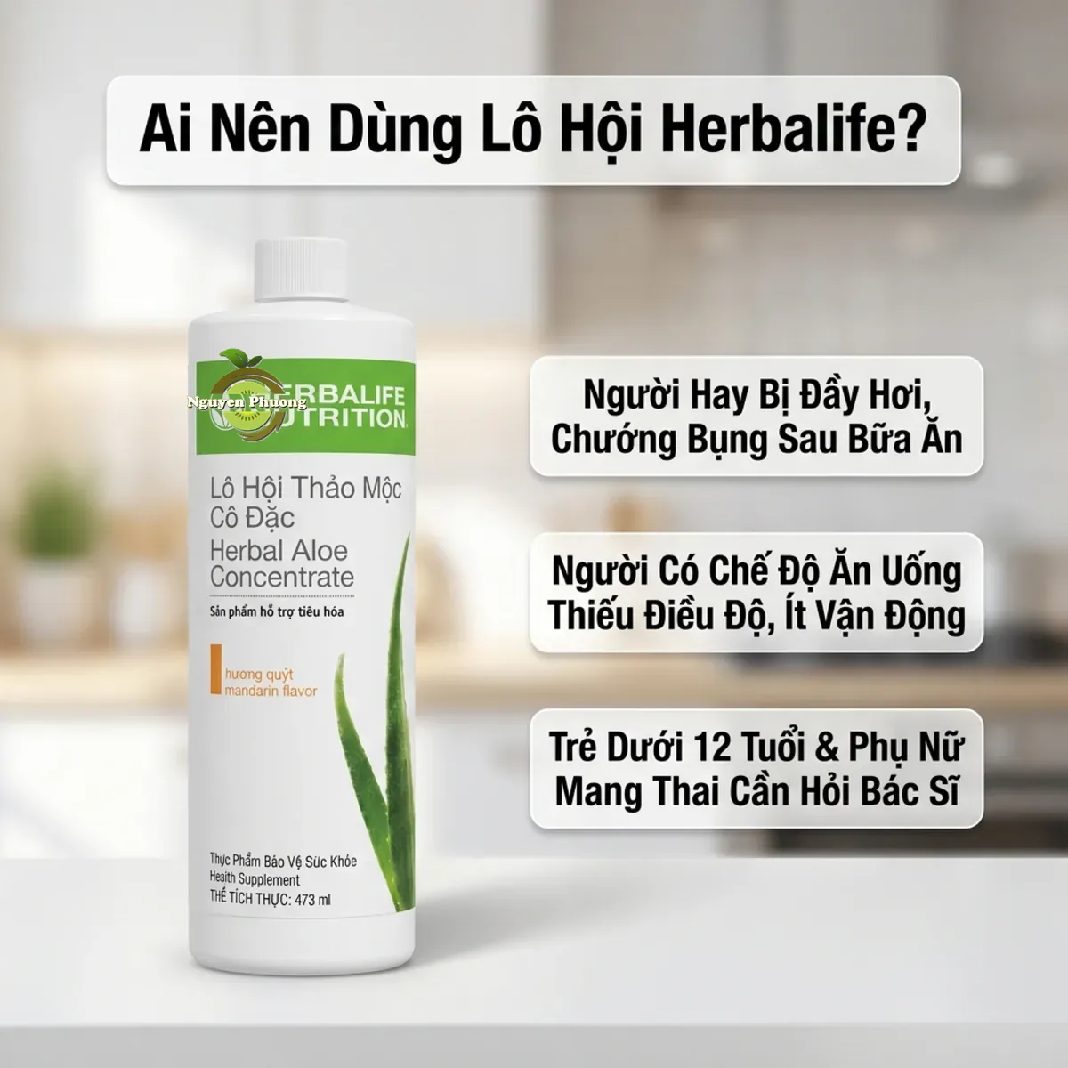 Những đối tượng nên và không nên sử dụng Lô Hội Herbalife