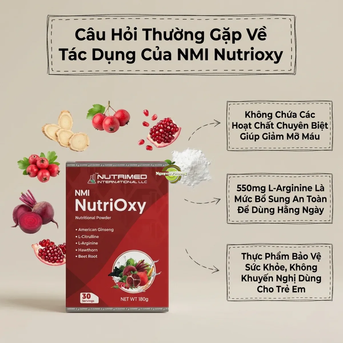 Giải đáp nhanh các câu hỏi thường gặp về tác dụng của NMI Nutrioxy