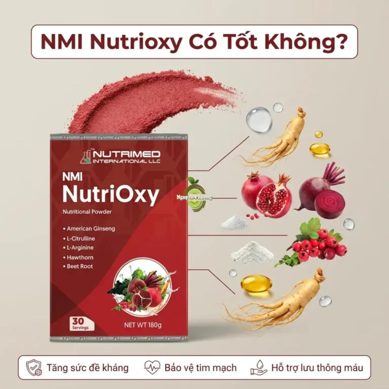 NMI Nutrioxy có tốt không, đánh giá chi tiết qua 3 tiêu chí