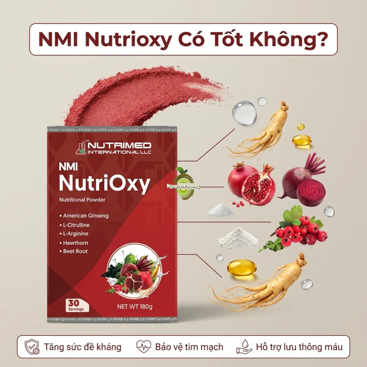 NMI Nutrioxy có tốt không, đánh giá chi tiết qua 3 tiêu chí