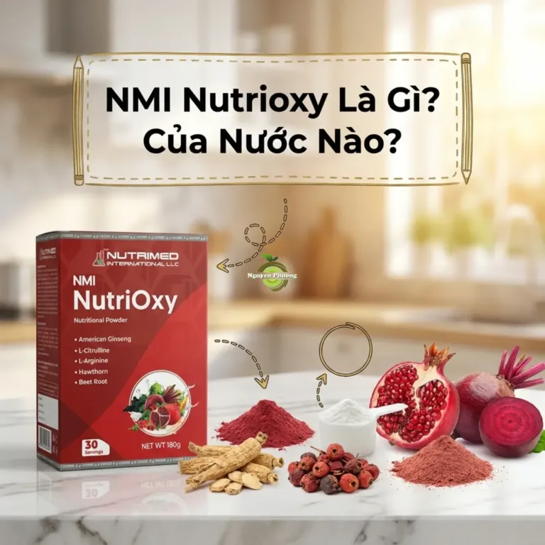NMI Nutrioxy là gì, xuất xứ của nước nào, là thực phẩm chức năng hay thuốc