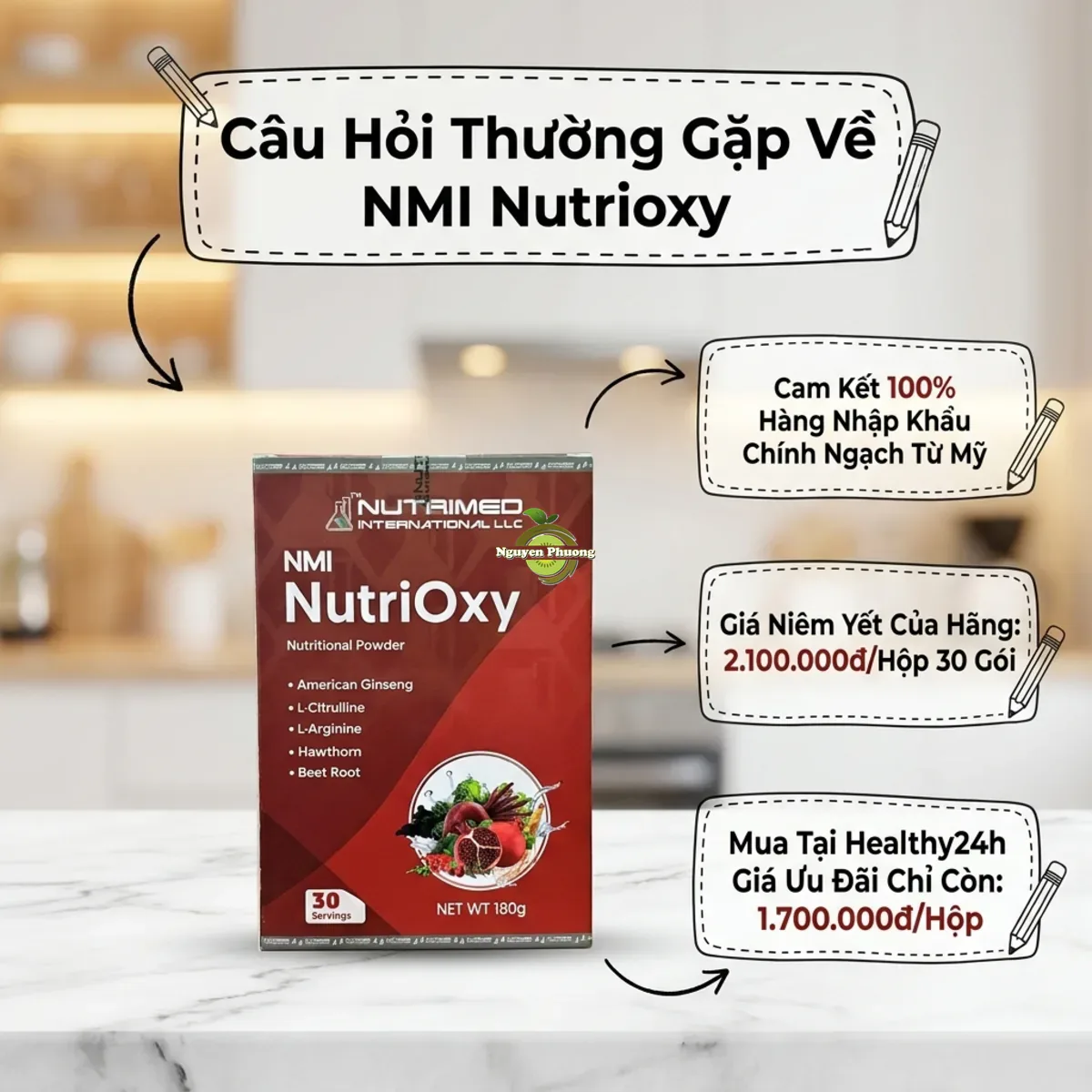 Giải đáp nhanh các câu hỏi thường gặp về giá và nơi mua NMI Nutrioxy