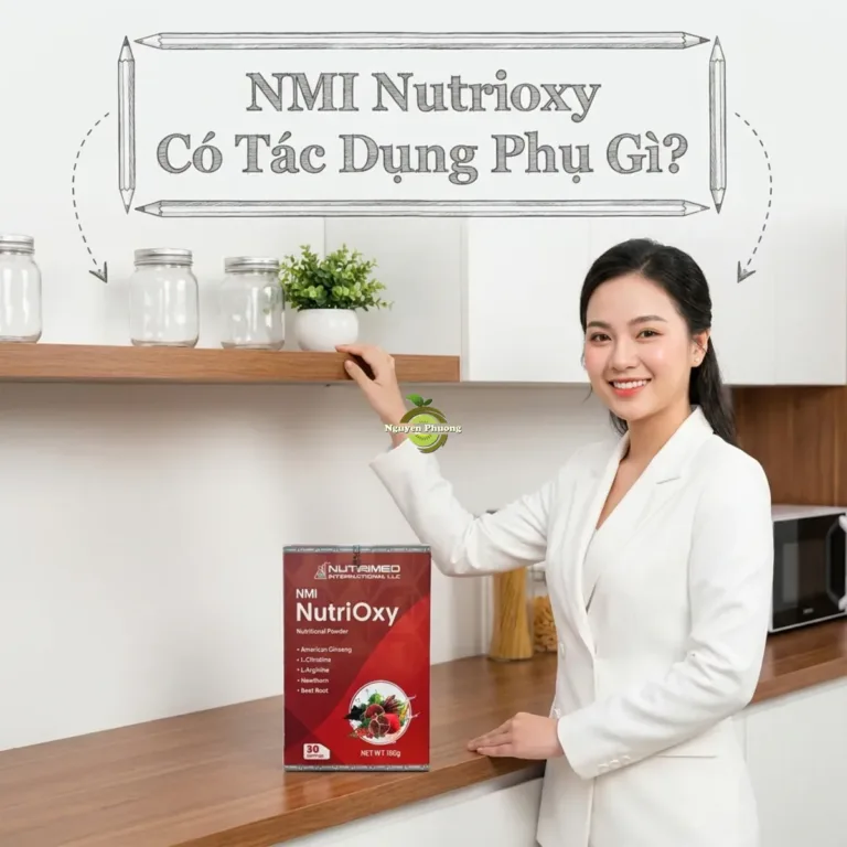 Tìm hiểu tác dụng phụ của NMI Nutrioxy và hiện tượng nóng bừng mặt