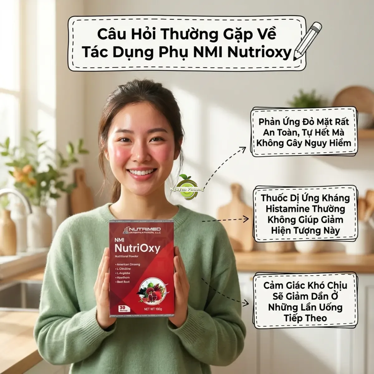 Giải đáp nhanh các câu hỏi thường gặp nhất về tác dụng phụ của NMI Nutrioxy