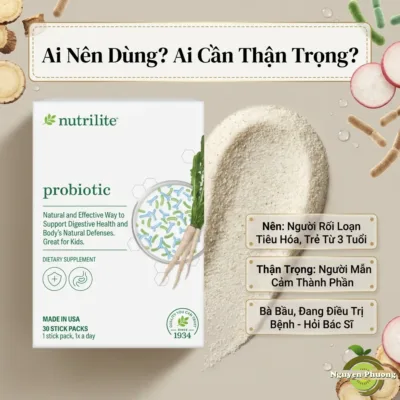 Ai nên dùng Nutrilite Probiotic ai cần thận trọng