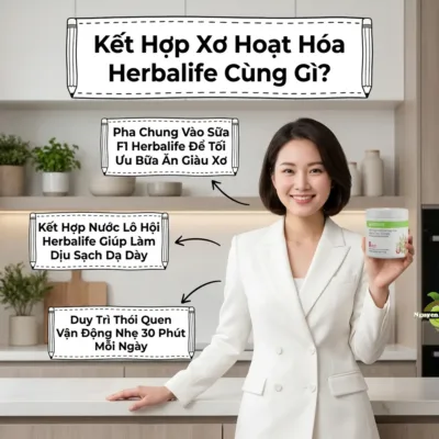 Giải pháp kết hợp Xơ Hoạt Hóa Herbalife với hệ sinh thái sản phẩm