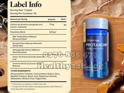 thành phần của protandim - nguyên phương healthy24h