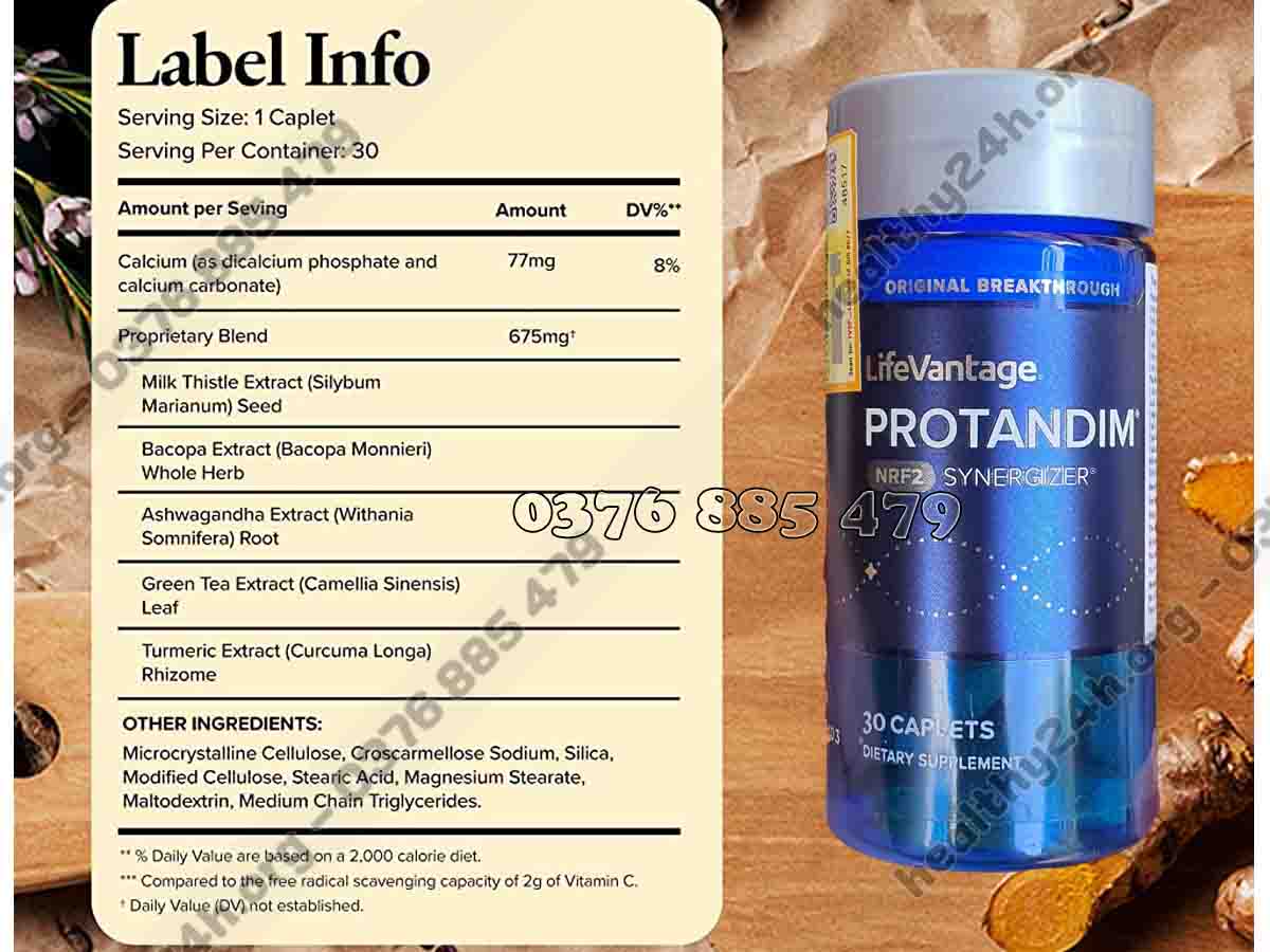 thành phần protandim healthy24h nguyên phương